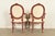 Karges Style French Provincial Louis XV Brown Lacquered Armchairs, Pair For Sale - Image 12 of 14