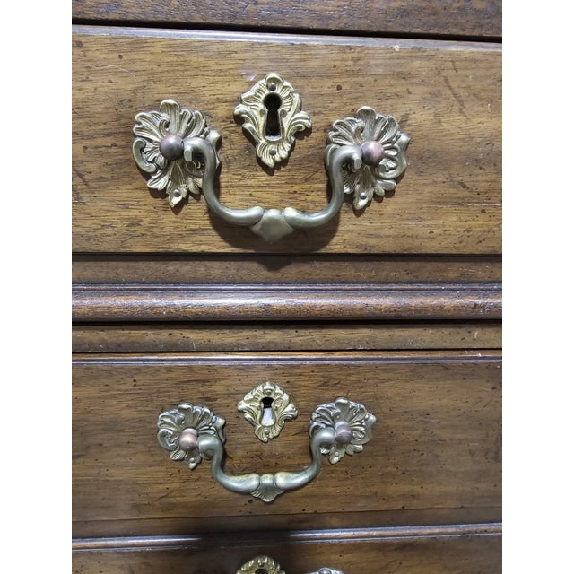 Kittinger Colonial Williamsburg Mahogany Partner's Desk Cw 168 For Sale - Image 9 of 11