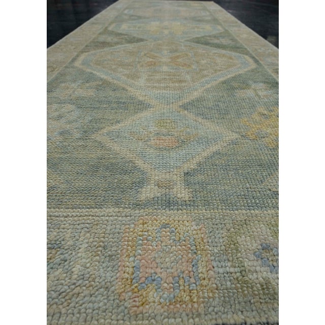 Early 21st Century Turkish Oushak Rug 2'8" x 8'4" #18005 For Sale - Image 5 of 8