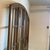 Wood Antique French Four Panel Folding Screen Room Divider With Beveled Glass For Sale - Image 7 of 9