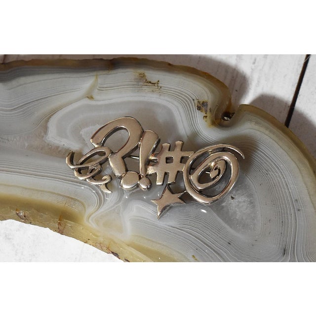 Artisan Sterling Silver ?!#@ Swearing Pin Brooch Fun Humor Make a statement with this humorous brooch. Jewelry artist and...