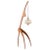 Limited Edition Rispal 'Praying Mantis Zébrant' Floor Lamp in Zebra Wood For Sale - Image 13 of 13