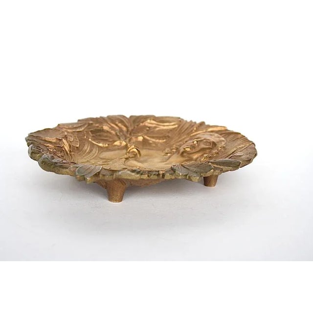 Late 19th Century Bronze Art Nouveau Trinket Tray For Sale - Image 5 of 9