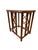 Vintage Burnt Bamboo Rattan Nesting Tables With Glass Tops, Set of 3, C. 1970s For Sale - Image 13 of 17