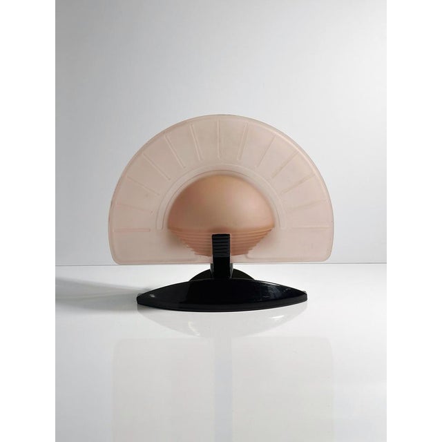 Italian Art Deco Fan Table Lamp by Vincenzo Missanelli for Ladue, 1980s For Sale - Image 13 of 13