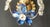 Metal Gilt Floral Wall Lamps with Murano Glass Flowers, Italy, 1960s, Set of 2 For Sale - Image 7 of 18