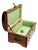 Vintage Art Deco Miniature Cedar Treasure Chest — Dated December 1927 For Sale