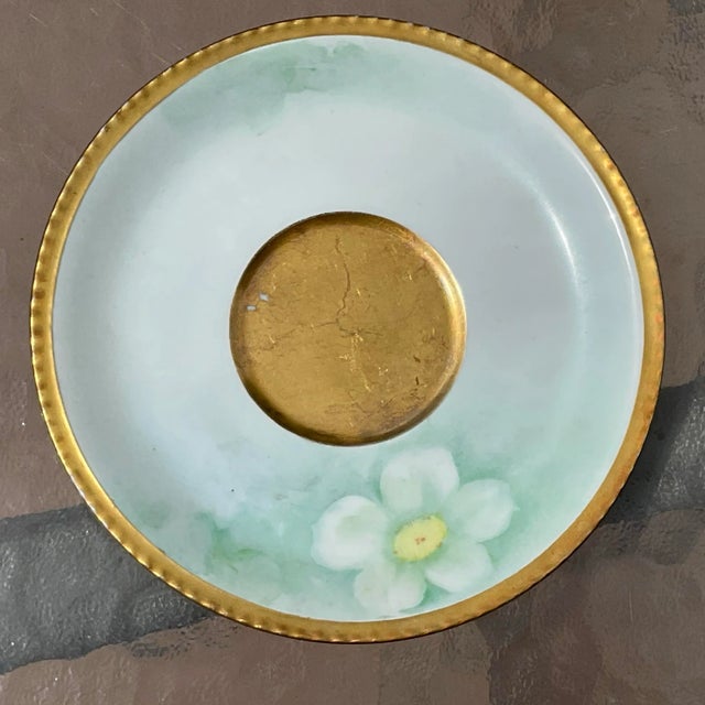 1900 - 1909 Antique Ginori Teacup and Saucer Circa 1890 For Sale - Image 5 of 6