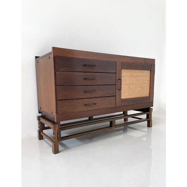 Mid-Century Modern Chest of Drawers attributed to Leonard Fiori for Isa Bergamo, Italy, 1960s For Sale - Image 6 of 9