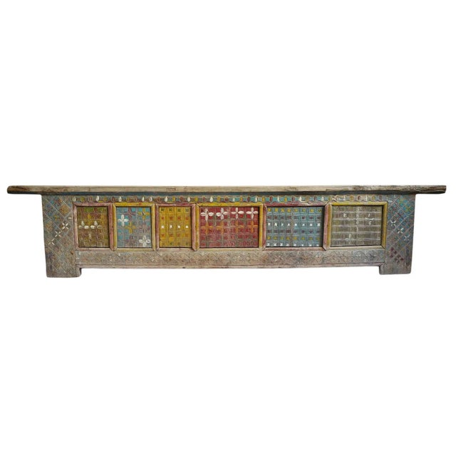Old Jilang Low Colored Sideboard Credenza For Sale - Image 10 of 10