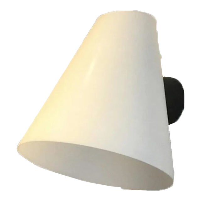 Opal Glass Design Wall Lamp, 1970s For Sale