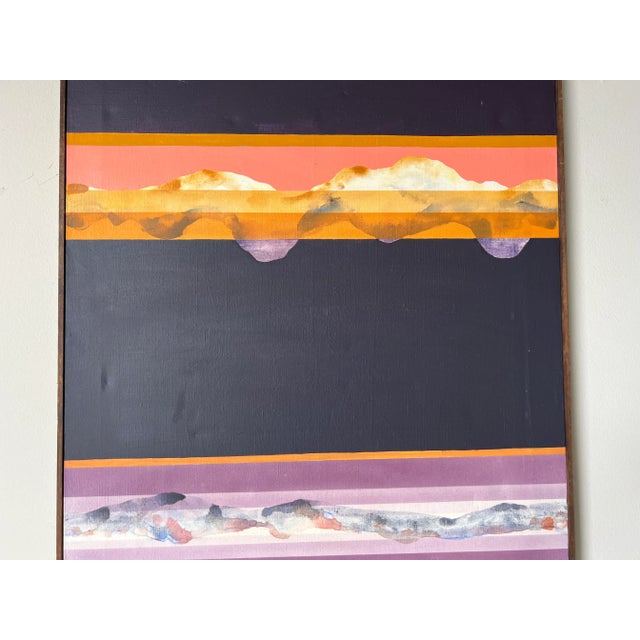 1970 John Almquist " Dream Series - Earth #7 " Expressionist Abstract Oil Painting For Sale In Miami - Image 6 of 13