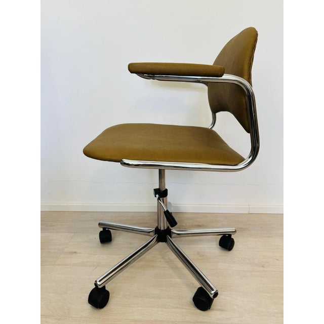 Vintage Mustard Kovona Office Chair, 1970s For Sale - Image 9 of 10