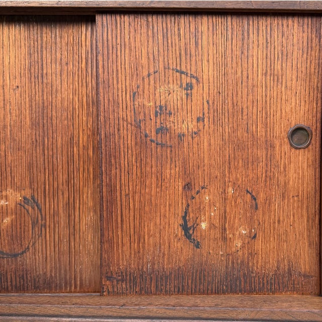 Small Japanese Asymmetrical Storage Cabinet, 1920s For Sale - Image 11 of 18