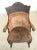 Antique Late 19th Century Solid Wood Empire Style Mahogany Rocking Chair With Rich Patina For Sale - Image 4 of 12