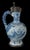 Delft Blue and White Chinoiserie Wine Jug, 1680-1690 For Sale - Image 6 of 10