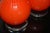 Joe Cariati Glass Ball Lamps Orange Red For Sale - Image 9 of 9