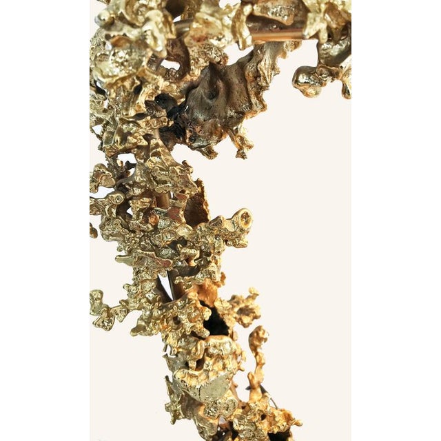 1970s French Exploded Bronze Lamp by Claude Victor Boeltz, 1970s For Sale - Image 5 of 10