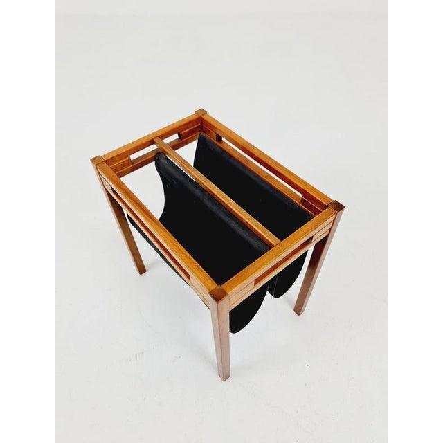 Mid-Century Modern Danish Walnut Magazine Rack by Salling Stolefabrik, 1960s For Sale - Image 6 of 10