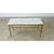 Early 20th Century Early 20th Century French Brass and Marble Coffee Table For Sale - Image 5 of 11
