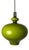Green Glass Pendant Lamp by Hans-Agne Jakobsson for Staff For Sale