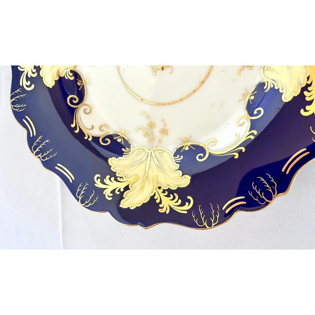Mid 20th Century Echt Weimar Kobalt "Jutta" Porcelain Salad/Luncheon Plates - A Pair For Sale - Image 12 of 15