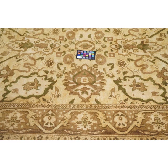 Brown Indian Rug 6'0" X 9'0" For Sale - Image 8 of 9
