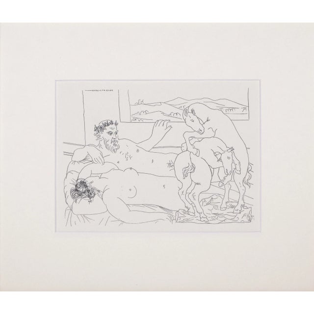 Vintage photogravure printed in 1956, published in London, pulled from "Picasso's Vollard Suite" First Edition. After the...