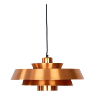 Vintage Danish Nova Pendant Lamp by Jo Hammerborg for Fog & Mørup, 1963 For Sale
