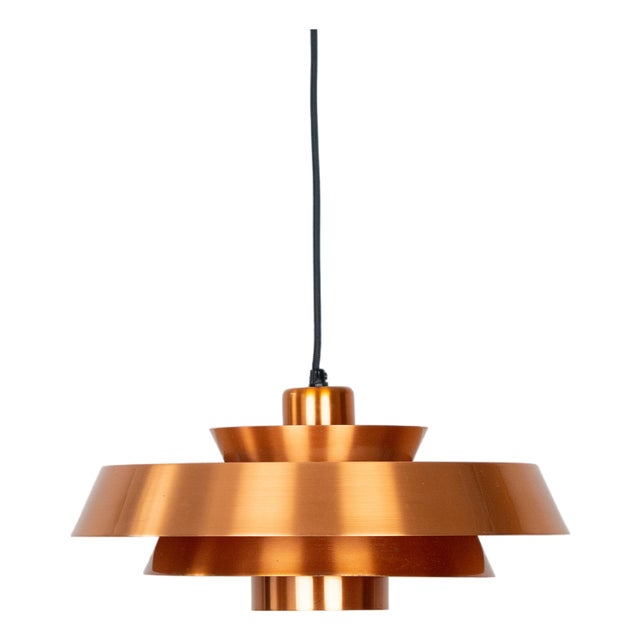 Vintage Danish Nova Pendant Lamp by Jo Hammerborg for Fog & Mørup, 1963 For Sale