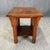 This oak Mission style side table features clean, rectilinear lines with slatted sides and a sturdy, handcrafted feel true...