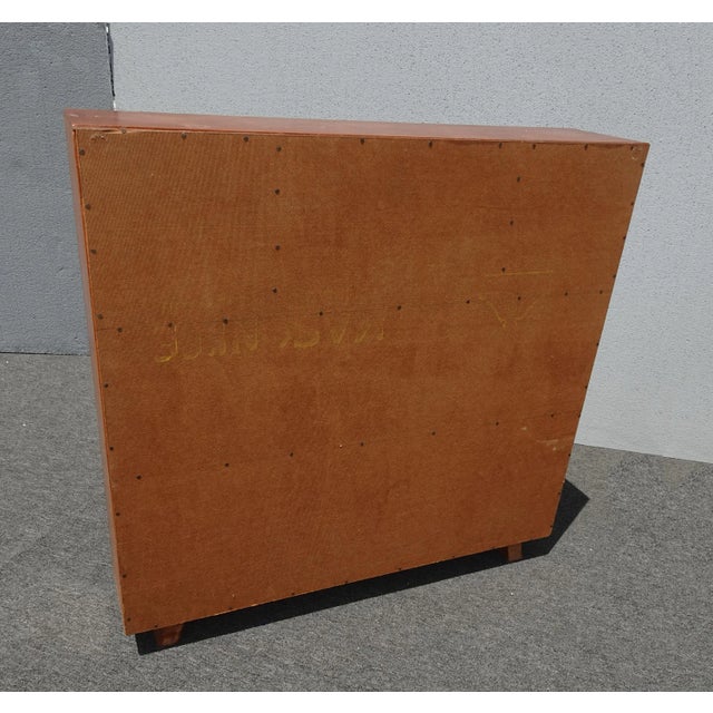 Vintage Mid Century Handmade Brown Bookcase For Sale - Image 12 of 12