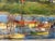 Baby Blue Mid-20th Century Painting of a Lighthouse For Sale - Image 8 of 12