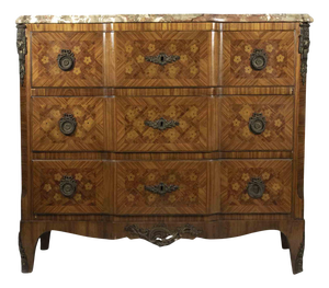 Antique Wooden Commode, 18th-Century