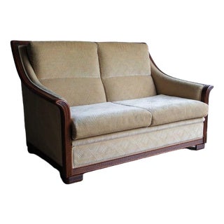 Art Deco Sofa with Ornate Design Elements For Sale