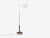 1930s Swedish Art Deco, Floor Lamp, Mahogany, Chrome For Sale - Image 4 of 13