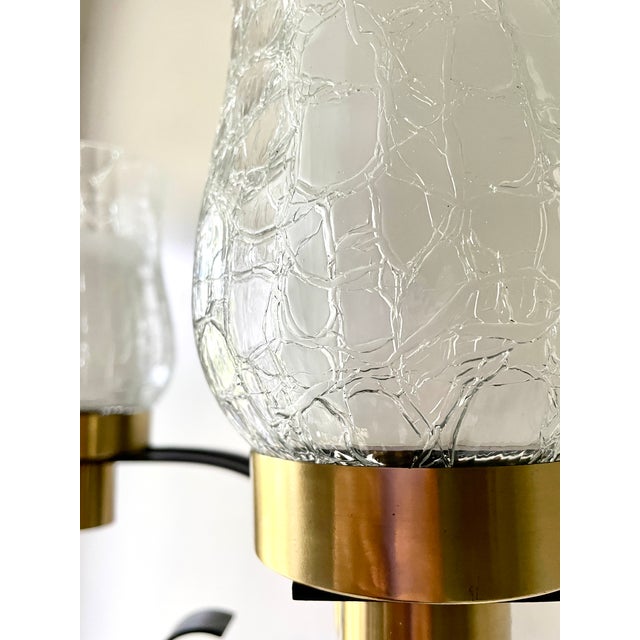 Large Brutalist Wall Lamp by Jean Perzel, 1950 For Sale - Image 4 of 15