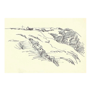 Robert Angeloch Welsh Andscape Drawing