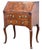 An Exceptionally Rare Early 18th Century, George I Period, Small Walnut Bureau, Having Superbly Figured Top And Sloping...