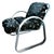 Vintage Atomic Age Wide Vinyl Strapped Aluminum Framed Dining Armchairs - Set of 4 For Sale - Image 13 of 13