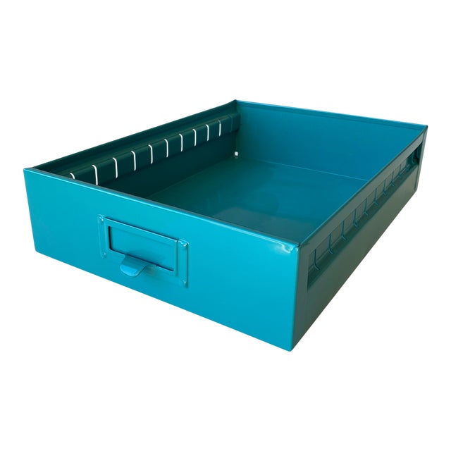 Mid Century Steel Drawer Insert, Repurposed as Organizer / Container ...