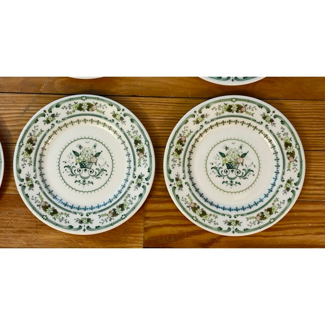 Vintage Royal Doulton "Provencal" Fine China Bread & Butter Plates - Set of 6 For Sale In New York - Image 6 of 12