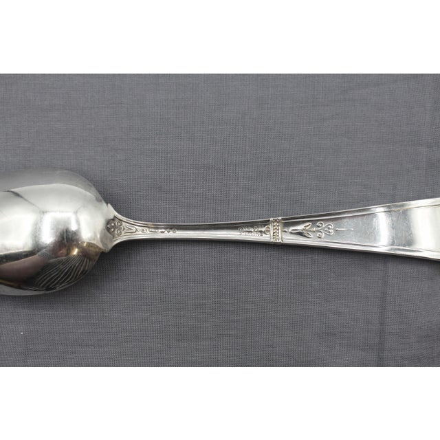 Late 19th Century American "Cupid" Pattern Sterling Silver Serving Spoon For Sale In Raleigh - Image 6 of 8