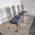 1970s Danish Teak and Oak High-Back Dining Chairs from Skovby, 1970s, Set of 4 For Sale - Image 5 of 7
