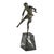 Art Deco Bronze Sculpture Satyr with Flutes – Edouard Drouot, 1920 An elegant and expressive Art Deco bronze sculpture...