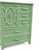 Campaign Henry Link Faux Bamboo 5-Drawer Chest – Gumdrop Green For Sale - Image 3 of 8