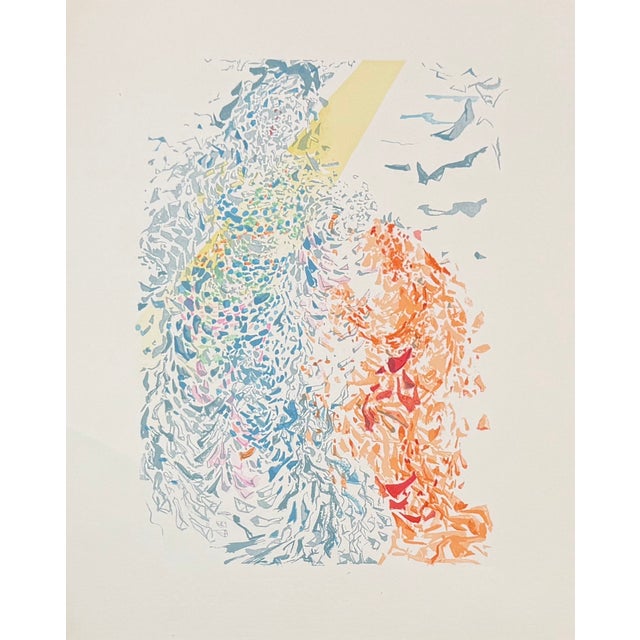 Surrealism Salvadro Dali Divine Comedy Heaven Canto 14 Decomposition 3 Pieces For Sale - Image 3 of 4