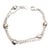 Tiffany & Co. Sterling Silver 'Barrel Bead' Station Double Strand Bracelet 7" Retired For Sale