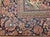 Vintage Persian Kashan Rug, Hand-Knotted Wool & Cotton, Floral Pattern, Red & Navy, 4x6 For Sale - Image 18 of 18
