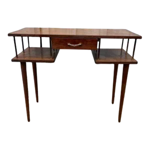 Mid 20th Century Mid Century Modern Walnut Writing Table Desk